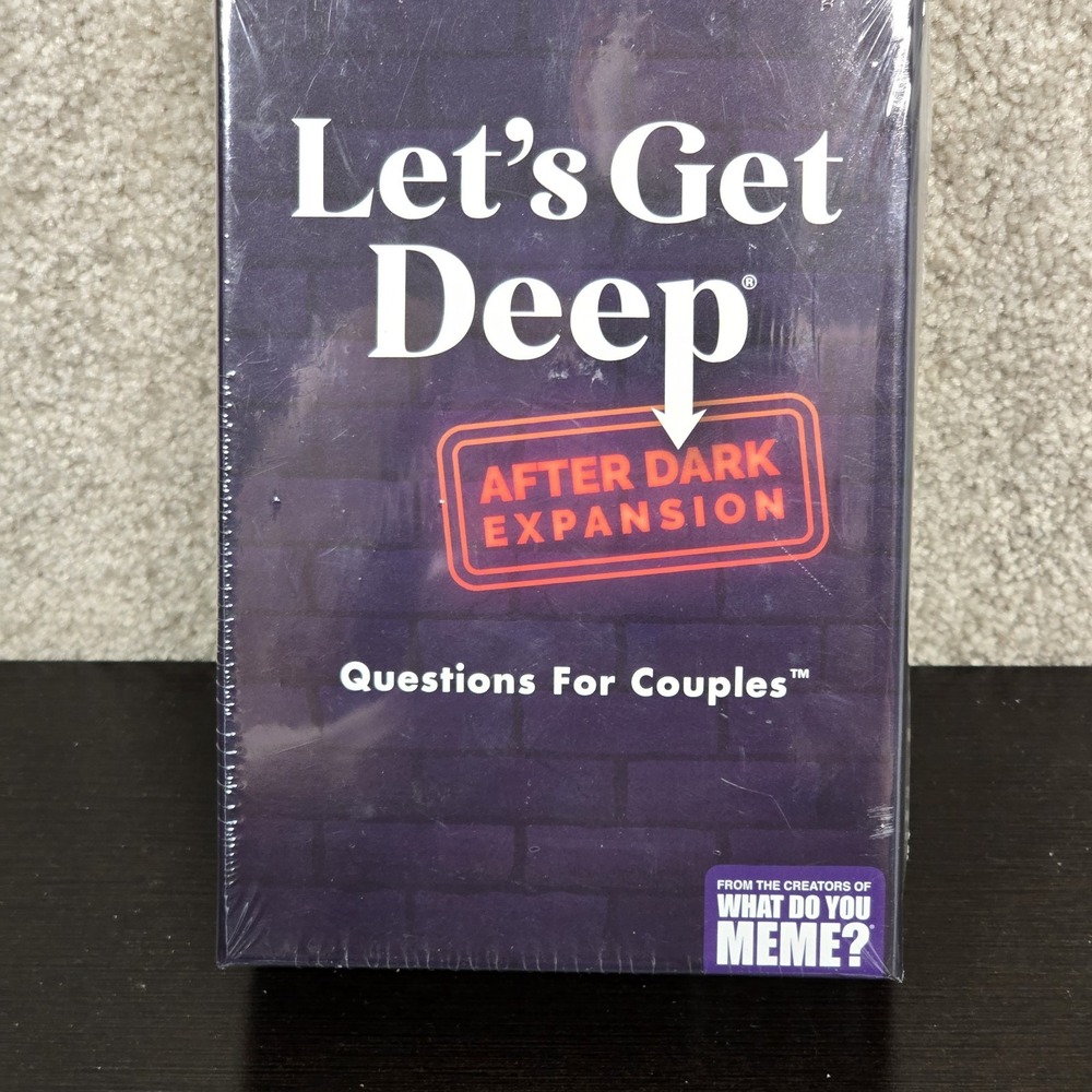 Let's Get Deep After Dark Expansion Pack Questions for Couples What Do You Meme‎